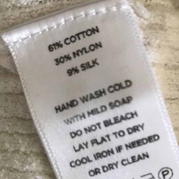 Leo&Sage Women's  taupe cream sweater - Picture 2 of 4